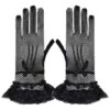 Wholesale Full-finger fishnet lace gloves