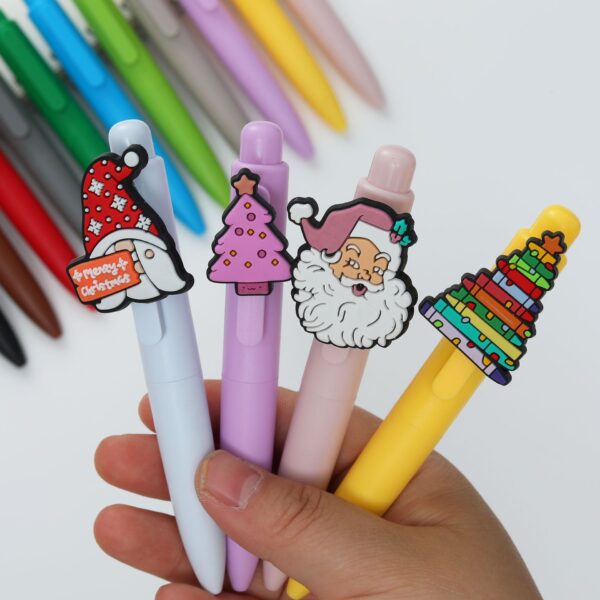 Wholesale Cute Christmas macaron stickers for pressing with a gel pen