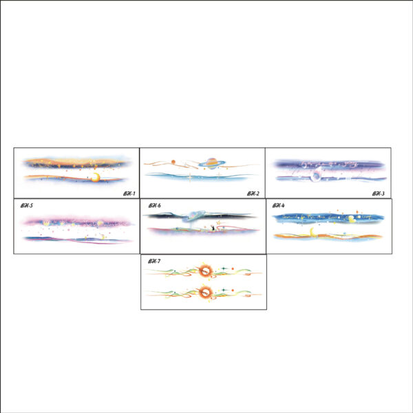 Wholesale Star Sea Bracelet Color Tattoo Sticker Waterproof Long-lasting Women's Trendy New Student Sweet Cool Personality INS Sticker