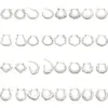 Wholesale 1 Pair Simple Style Solid Color Plating Titanium Steel Earrings