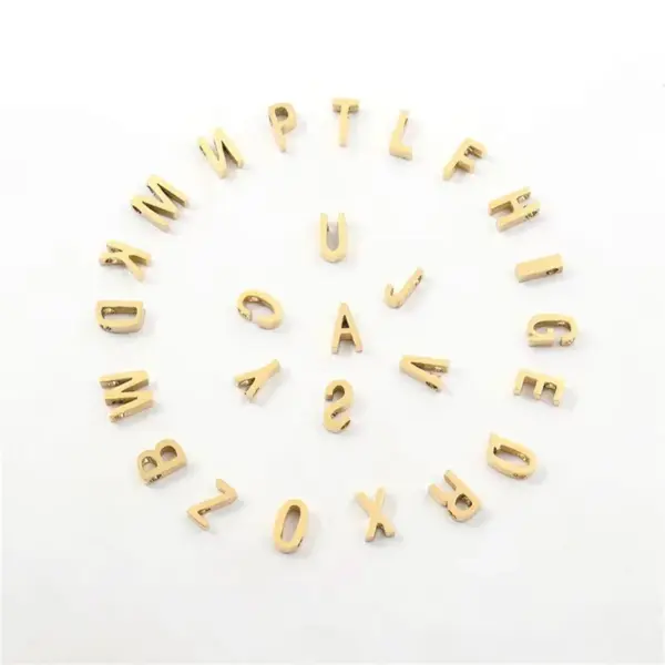 Wholesale PVD Coated Real Gold Plated Letter 304 Stainless Steel Nylon Copper Elegant Simple Style Classic Style Waterproof Non Tarnish Nylon Copper Bracelets