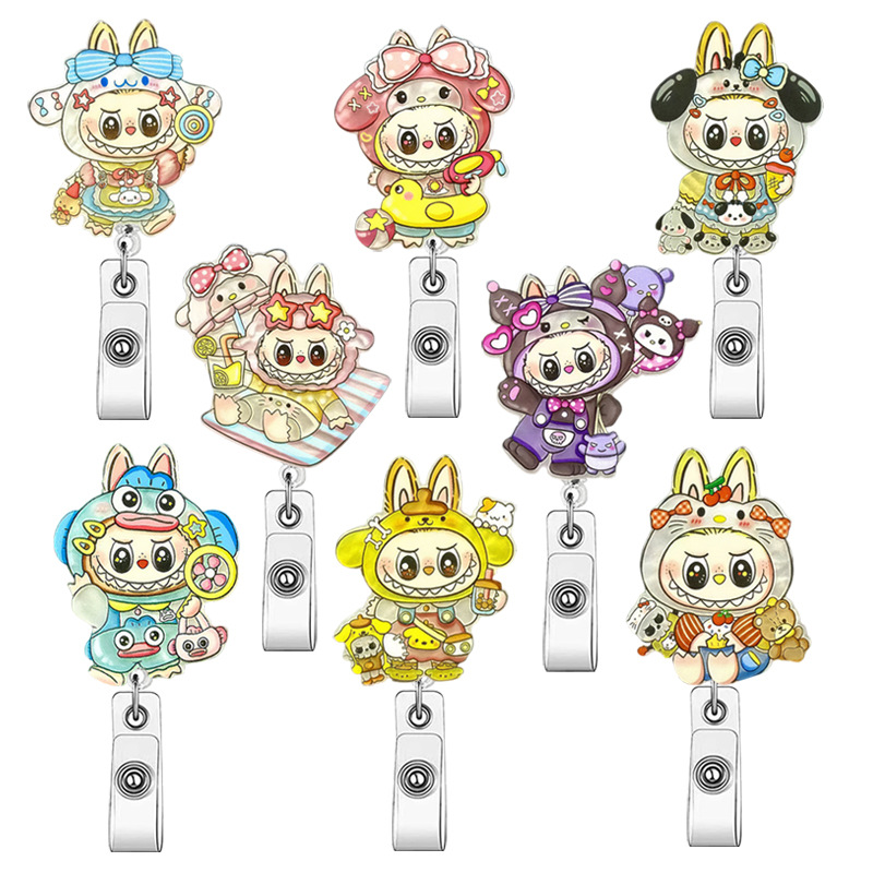 Wholesale Monster Medical Student & Nurse Retractable Buckle Badge Reels OLY Exclusive