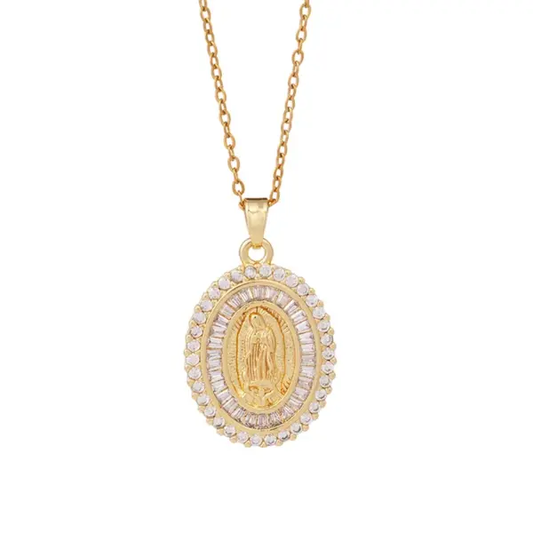 Wholesale 304 Stainless Steel Copper Human Pendant Necklace