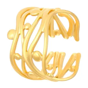 19 18K Real Gold Irregular Z-094