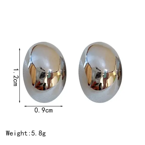 1 Pair Simple Style Solid Color Plating Copper Ear Studs