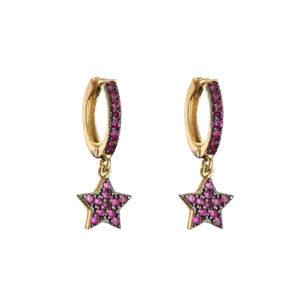 Wholesale Fashion Heart Plating Copper Zircon Copper Earrings