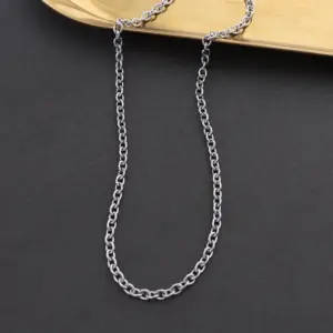 P1121 Steel Color O-Shaped Chain 40 + 5cm