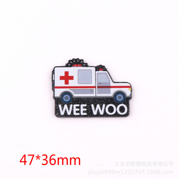 Wholesale cartoon organ medical love bag jewelry acrylic pin