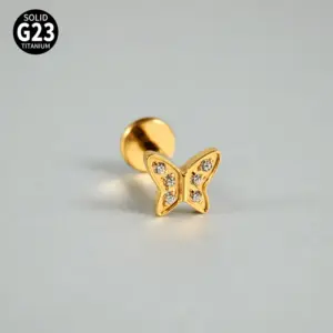 Golden Butterfly / Rod Thickness * Rod Length 1.2x8mm