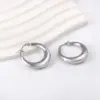 Wholesale 1 Pair Simple Style Classic Style Geometric Plating Stainless Steel Earrings