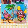 Wholesale [SpongeBob] Original Cartoon A7 Loose-leaf Book Rocking Notebook Cute Girl Heart High-value Animation