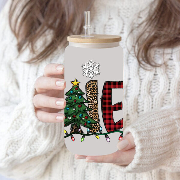 Wholesale Cartoon Christmas Series 16oz Cup UV DTF Wraps