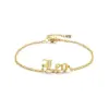Wholesale Simple Style Commute Constellation Stainless Steel Plating Gold Plated Bracelets