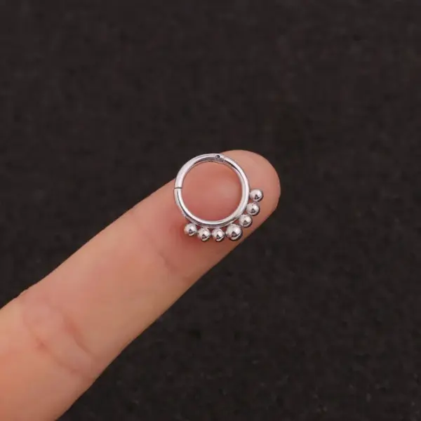 316L Stainless Steel Ear Cartilage Rings & Studs Geometric Waterproof Non Tarnish Surgical Steel Unisex