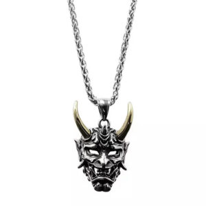 Two-tone gold horn (including chain)