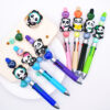 oly-f702c416df97a78e186bf93da7b3ebf7 Wholesale DIY Cute Cartoon Panda Beaded Pen Pvc Soft Glue Focus Beads