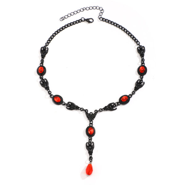 Wholesale Halloween Blood Ruby Necklace
