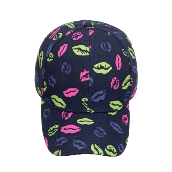 Wholesale New Men's and Women's Korean-style Lips Printed Baseball Cap Spring Summer Autumn Outdoor Sun Hat Casual B1154