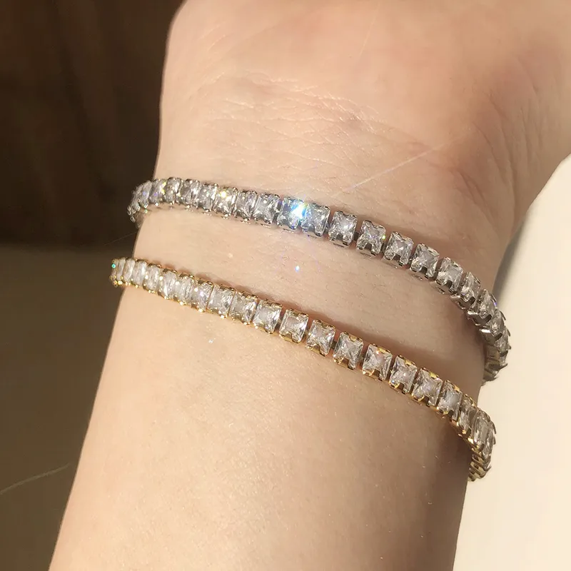 Wholesale PVD Coated Real Gold Plated 18K Gold Solid Color 304 Stainless Steel Elegant Waterproof Non Tarnish 304 Stainless Steel Bracelets