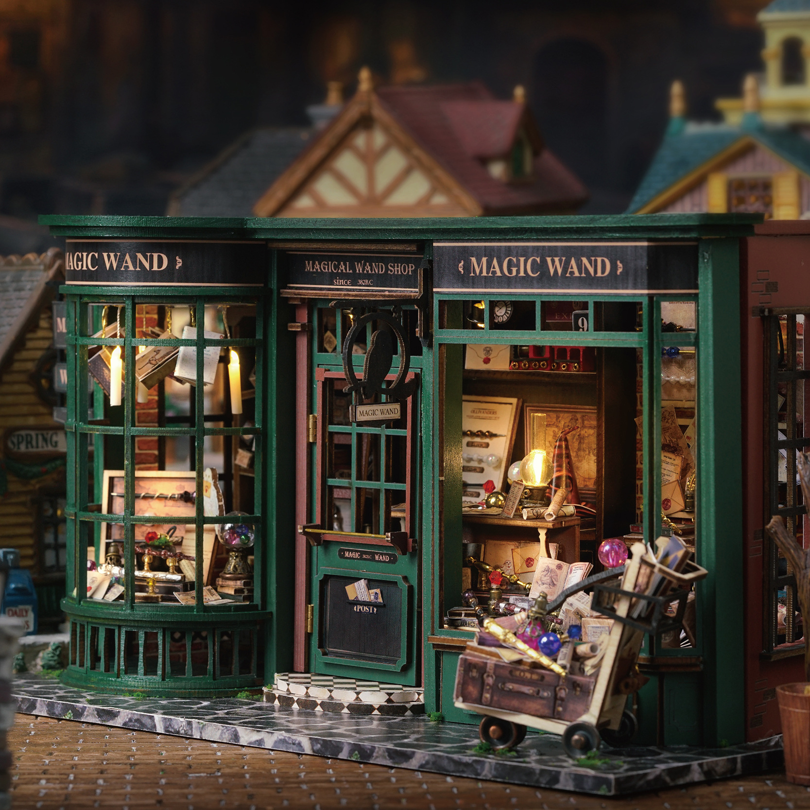 Wholesale Zhiqu House Diy House Magic House Full House European Retro Handmade Assembled Model Creative Creative Gift for Men and Women