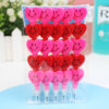 Wholesale Creative expression 2 color love sharpen-free pencil replaceable Core head pencil puzzle multi-block pencil
