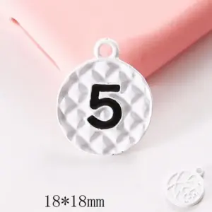 D888-5 Words (White) / Diy Ornament