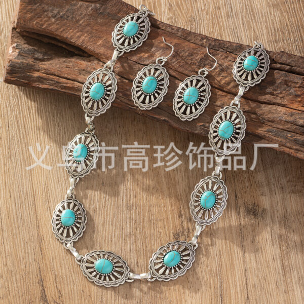 Wholesale Simian style turquoise necklace
