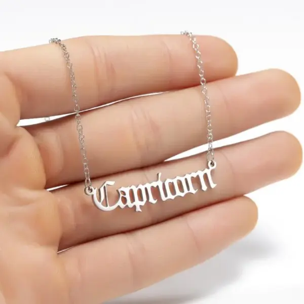 Wholesale Jewelry Fashion Constellation 201 Stainless Steel 18K Gold Plated Stainless Steel Necklaces