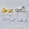 Wholesale PVD Coated 18K Gold Plated Heart Shape Stainless Steel Vintage Style Waterproof Non Tarnish Ear Studs