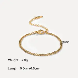 Stainless Steel Bracelet No. 5 Gold / 18K