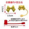 Wholesale Colorful Bow-Shaped Straw Cap Children's Water Cup Straw Plug Dust-Proof and Spill-Proof Straw Cover Cross-Border Ready Stock