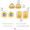 oly-f78ff7d7a80896894bd0d3037ce6e98c Wholesale 1 Pair Casual Simple Style Streetwear Geometric Plating 304 Stainless Steel op Earrings