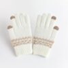 Wholesale Cute and Warm Knitted Gloves for Cold Protection