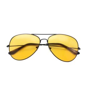 Black frame yellow film