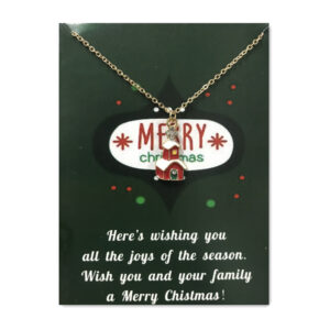 6530 Red Christmas House Green Card