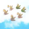 Wholesale Brass Gem Ear Cartilage Rings & Studs Geometric Waterproof Non Tarnish Surgical Steel
