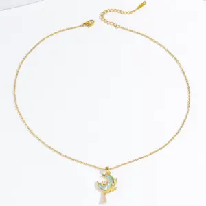 X1805 Star and Moon Necklace