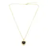 Elegant Lady Simple Style Heart Shape Stainless Steel Copper 18k Gold Plated Zircon Pendant Necklace In Bulk