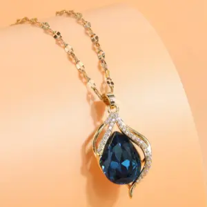 Water Drop Blue / Black