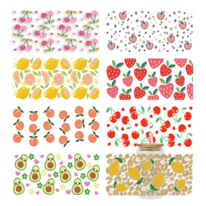 oly-f7e76f13784c487668828e5c3ae5000f Wholesale Colorful Fruits 16oz Cup UV DTF Wrap
