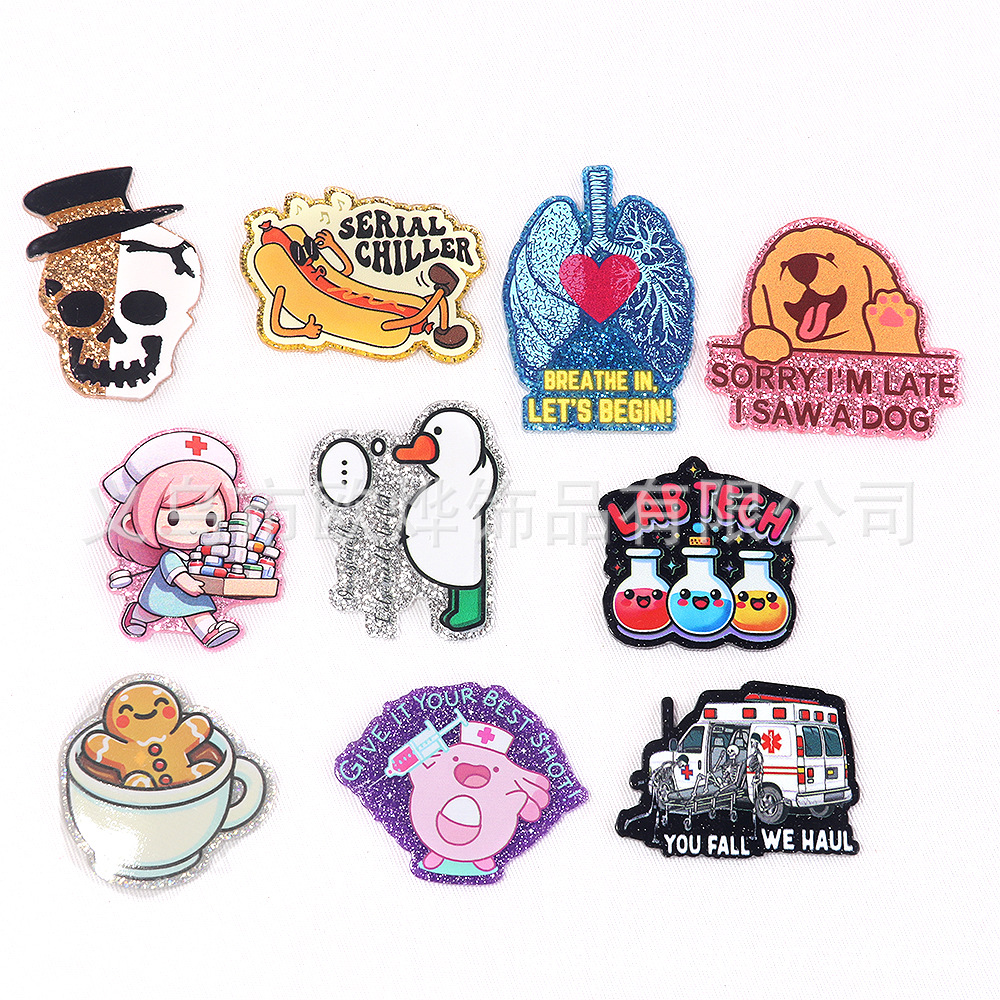 Wholesale Cute Cartoon Letter Jewelry Acrylic