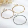 Wholesale PVD Coated 18K Gold Plated Round Stainless Steel Simple Style Waterproof Non Tarnish Bracelets