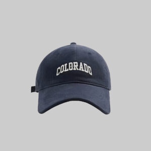 Co baseball cap—navy blue