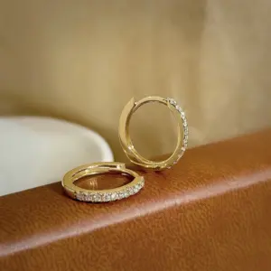 Nn187 Ear Clip (14K Yellow Gold plus Nano)