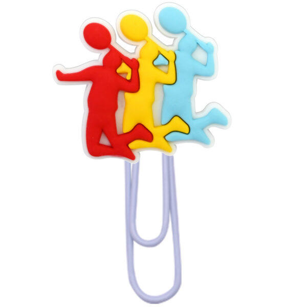 oly-f7ee280d73aceb069f279a7e801a1297 Wholesale Cartoon Badminton Paper Clip Bookmark