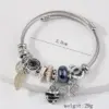 201 Stainless Steel Alloy Heart Shape agoy Electroplated White K Plated Simple Style Bangle