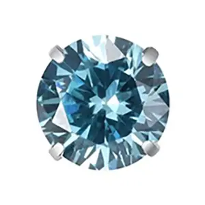 Titanium Natural Color Pointed Bottom (Imported Ocean Blue) / M0.9 Thread*5mm