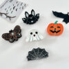 Wholesale Cross-Border Halloween Funny Pumpkin Clip Butterfly Skull Hairpin Back of Head Hair Bat Ponytail Clip Hair Accessory