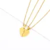 Wholesale PVD Coated Real Gold Plated Heart Shape 201 Stainless Steel 304 Stainless Steel Elegant Simple Style Classic Style Waterproof Non Tarnish 201 Stainless Steel Pendant Necklace