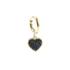 Wholesale 1 Piece Fashion Heart Shape Stainless Steel Plating Earrings